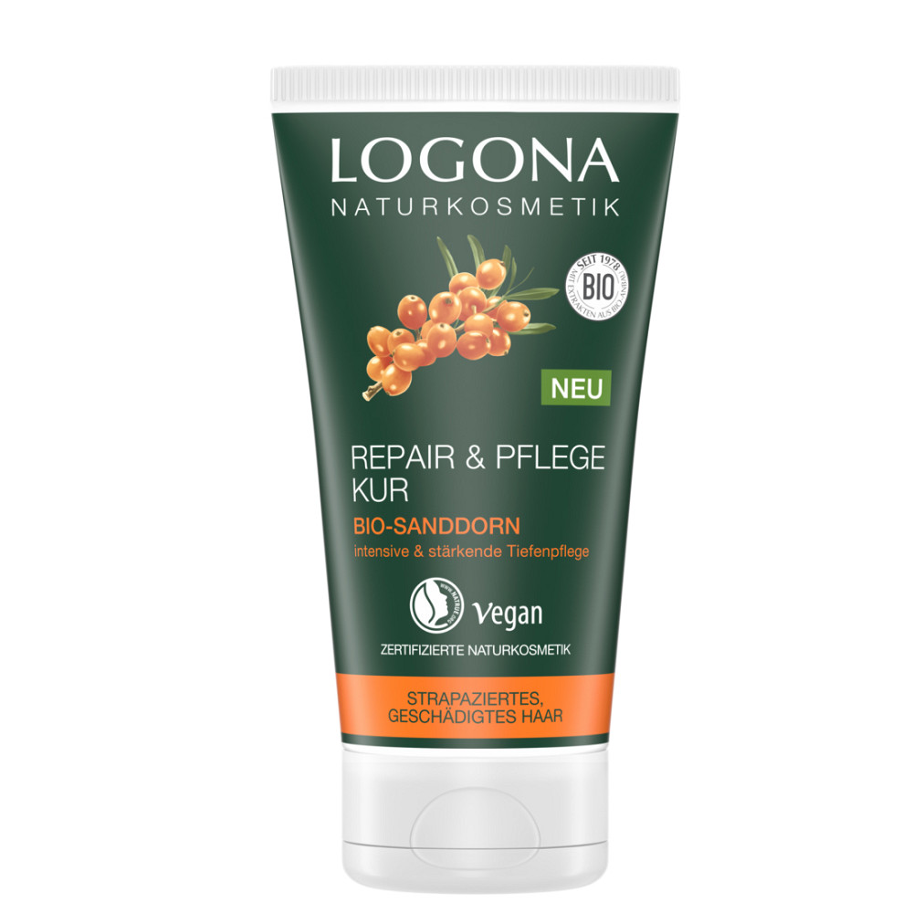 БІО-Маска-реконструктор волосся Обліпиха Logona 150 мл Київ - фото 1