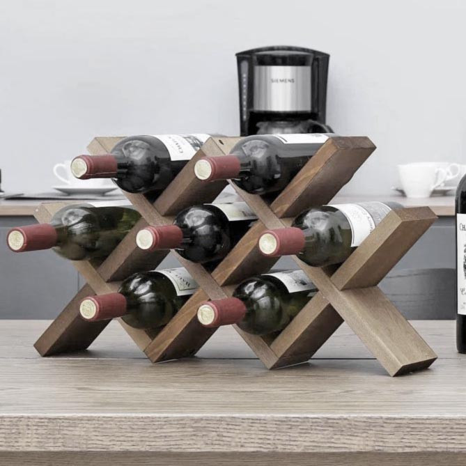 Настольная винная полка 