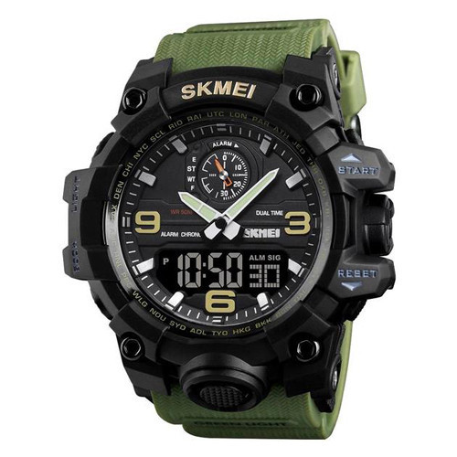Годинники наручні SKMEI 1586AG, ARMY GREEN, 9767 Дніпро - фото 1