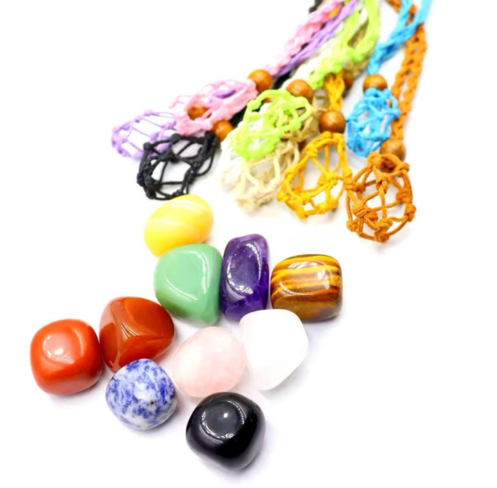 Пустой держатель для кристаллов с регулируемой длиной, плетеный шнур. Киев - изображение 4