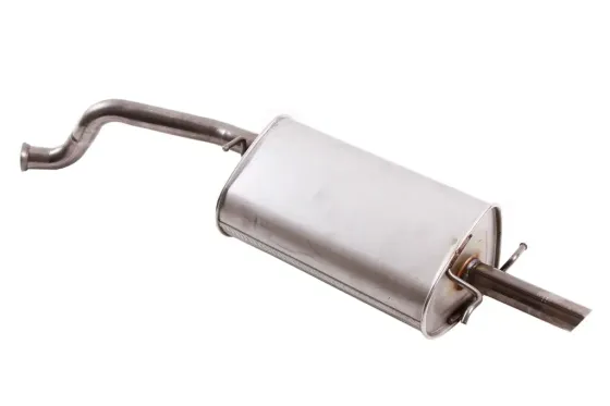 Глушитель Lanos хетчбек Bosal нерж. треугольный (под хомут) Винница