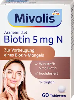 Біологічно активна добавка Mivolis Biotin 5 mg 60 шт Львів