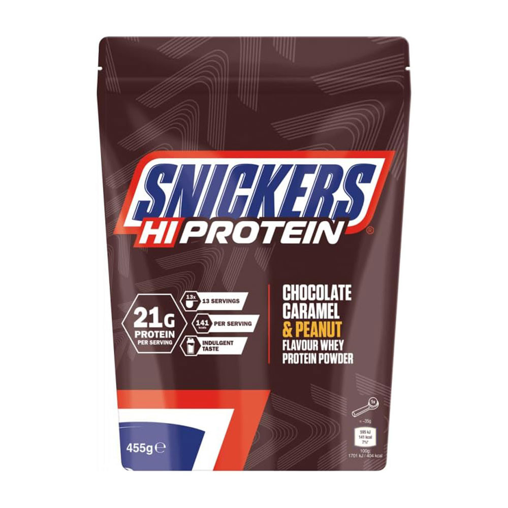 Протеїн Mars Nutrition Snickers Hi Protein Powder 455 г, Chocolate, Caramel &amp; Peanut Flavour Луцьк - фото 1