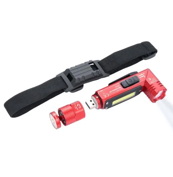 Фонарь гибкий многофункциональный Troika с красным светом 150лм Красный Киев - изображение 1