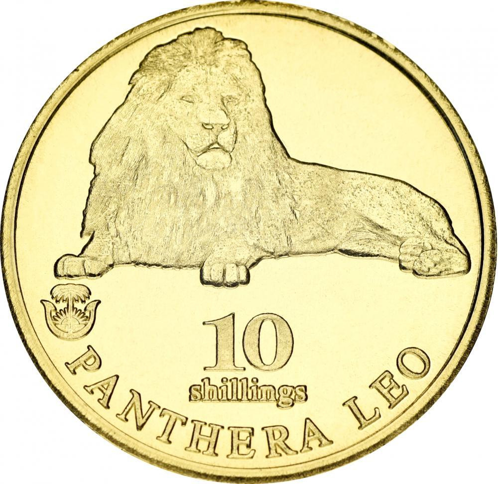 Биафра 10 шиллингов 2020 UNC Лев Полтава - изображение 1