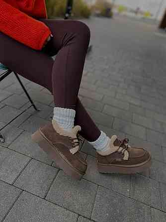 Угги жіночі ITTS S7985-35 коричневі (зима, замша натуральна) (6023) Коломия