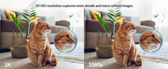 IP камера відеоспостереження YI Home 2K Pro Wi-Fi з AI (ШІ), нічним баченням та двостороннім зв’язком Миколаїв