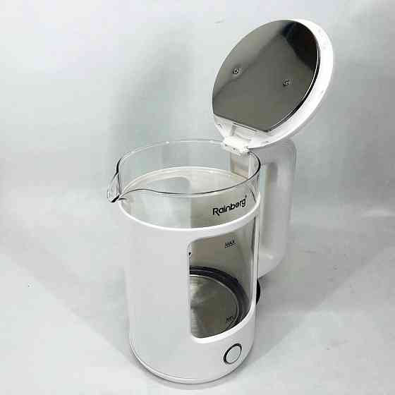 Електронний чайник для дому, Скляний електрочайник з led підсвічуванням, Побутовий чайник для кухні WM-79 Івано-Франківськ