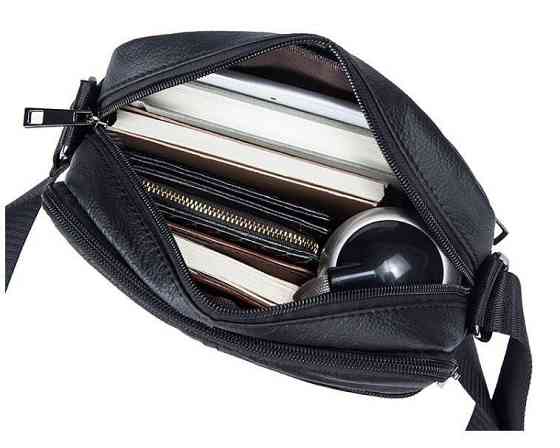 Сумка мужская флотар Vintage 14720 Черная Киев