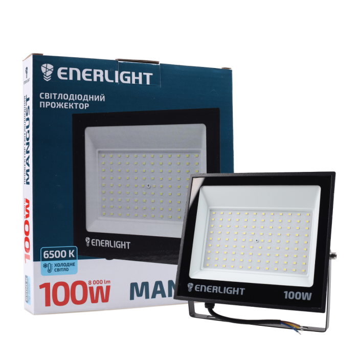 Прожектор светодиодный влагостойкий IP 65 ENERLIGHT MANGUST 100Вт 6500K Ровно - изображение 1