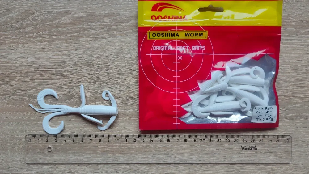 Силіконки, Віброхвіст, Твістер 10 см. 7.2 гр.5 штук Київ - фото 1