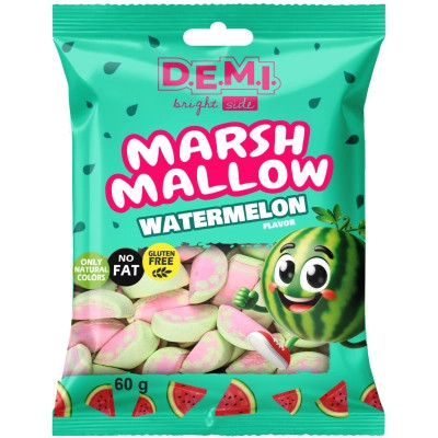 Маршмеллоу Demi Арбуз 60 г (de.22415) Винница - изображение 1