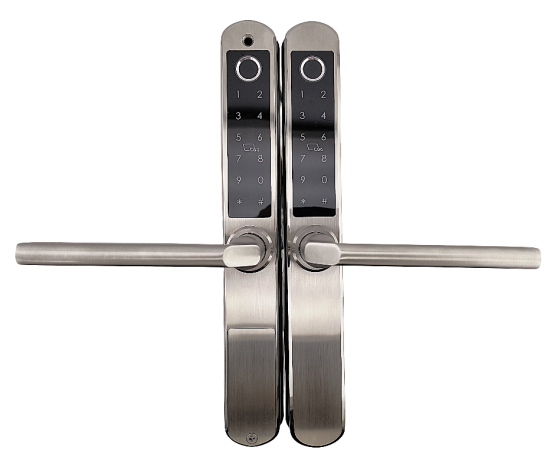 PES Dual сірий дверний розумний замок Київ