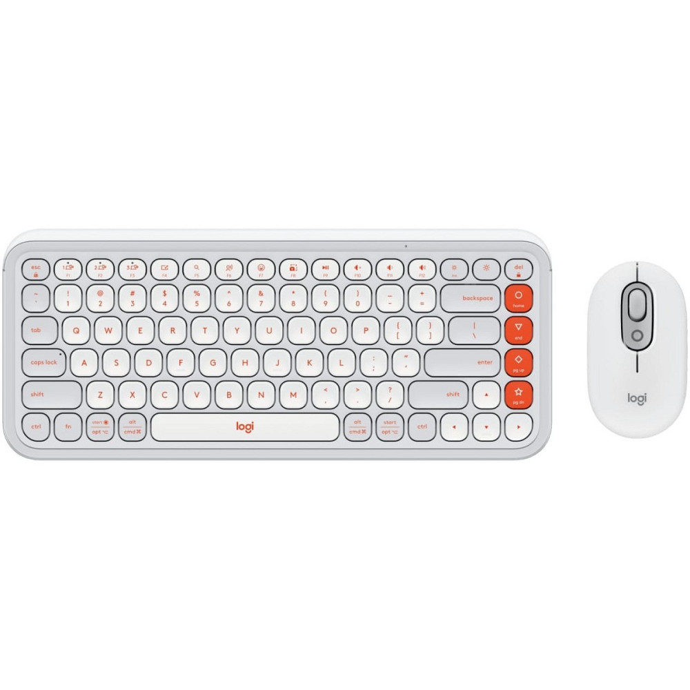 Комплект бездротовий (клавіатура, миша) Logitech Pop Icon Combo Off White (920-013141) Білий Харків - фото 1
