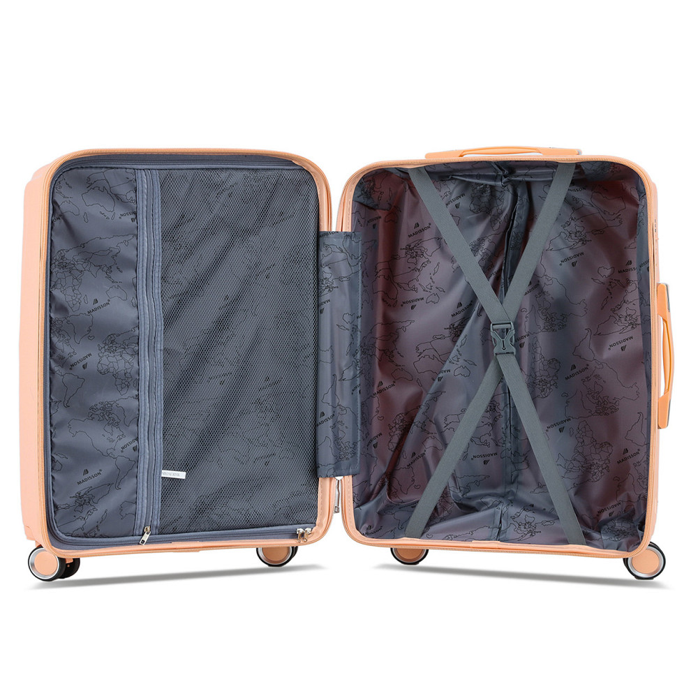 Чемодан полипропиленовый MADISSON 51103 малый 55 см коралловый Киев - изображение 10