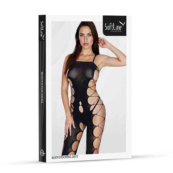 Бодистокинг - Bodystocking 2072, black - One Size Sex Aura Киев