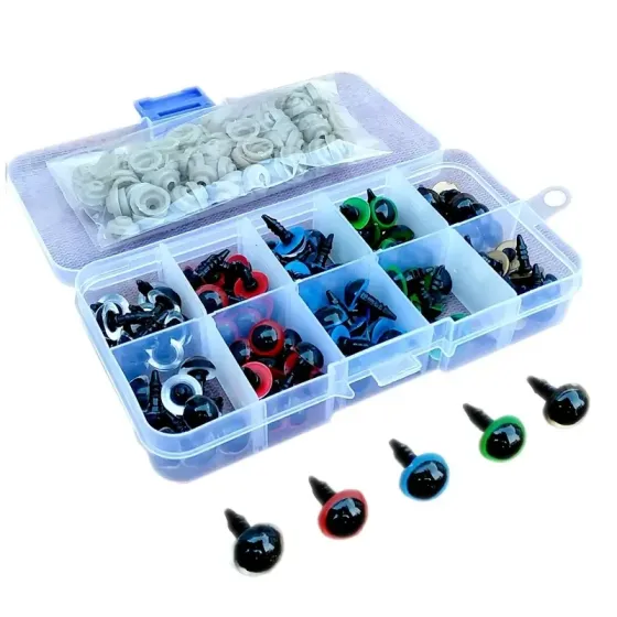 Винтовые глазки для игрушек, 100 шт, 5 цветов Киев