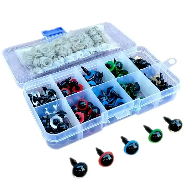 Винтовые глазки для игрушек, 100 шт, 5 цветов Киев - изображение 1