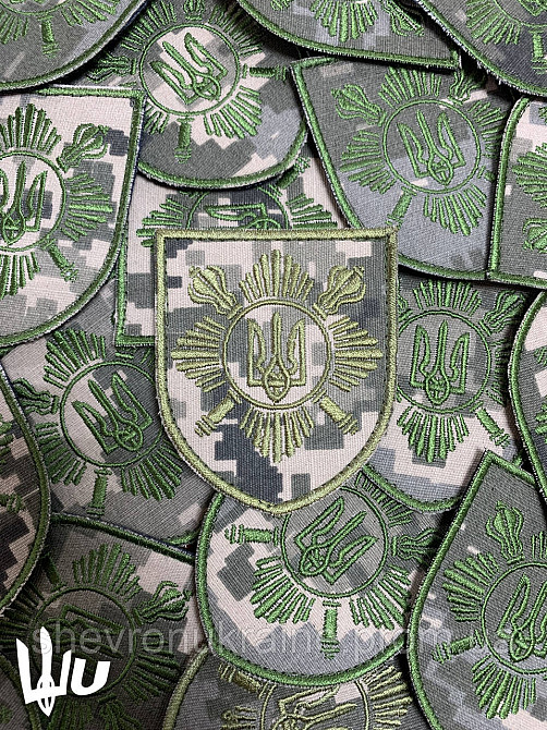 Шеврон Отдельный полк Президента (Форма щит. На липучке) Размер 8x7см Киев - изображение 3