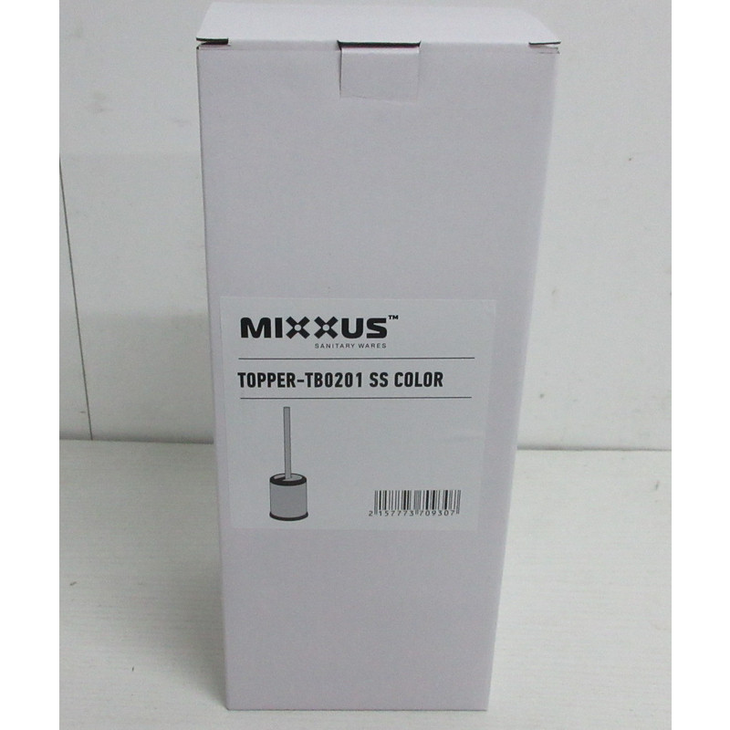 Йоржик для унітазу підлоговий Mixxus Topper-TB0201 SS Color колір нержавійка (MI7093) ( 21365 ) Харків - фото 2