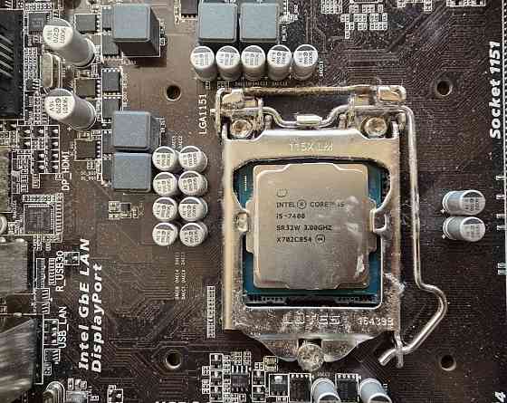 Топовая материнская плата Gigabyte Q170 + i5 7400 Харьков