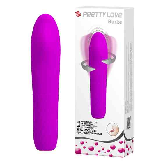 Вибромассажер с функцией ротации PRETTY LOVE - BURKE, BI-014584X Sex Aura Киев