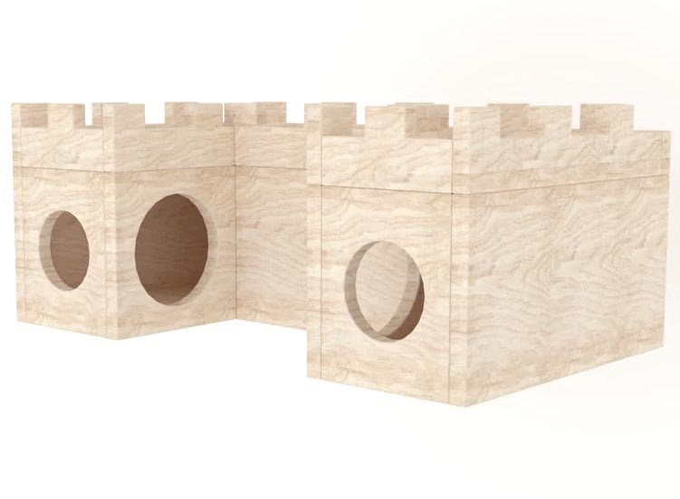 Домик для шиншиллы 