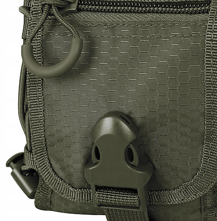Тактичний Підсумок на пояс 0.5 літрів із системою Molle Mil-Tec "HEXTAC" (13485001) Olive Нововолинськ - фото 9