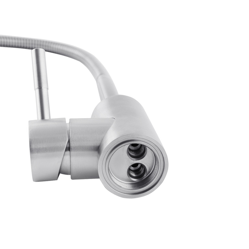 Змішувач для кухні з гнучким виливом Kroner KRP Edelstahl Klassisch - ESG035-1 сатин Київ - фото 7