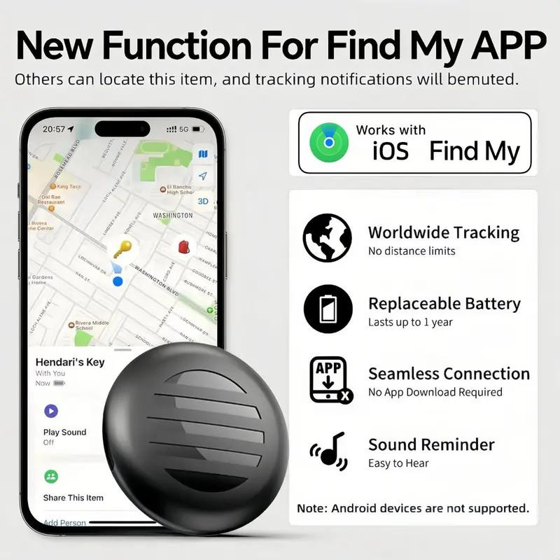 Трекер для пошуку ключів,предметів LocatePro Tag (лише для Apple) 4шт Луцьк - фото 3