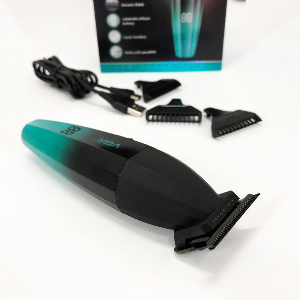 Машинка для стрижки акумуляторна VGR V-906, Багатофункціональна акумуляторна машинка для стрижки ZC-21 Львів - фото 13