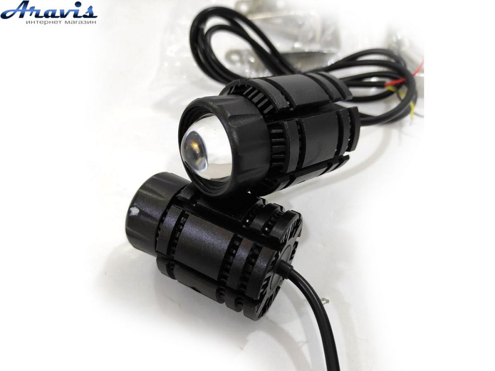 Лазерна фара (Bi) 40W (W/W) (MINI) 8-80V корпус IP 68 (к-т 2шт) Лазерні автомобільні фари Харків - фото 2
