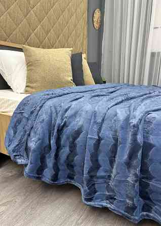 Плед-покривало 200х230 см (+-5см) Синій (87-250) Київ