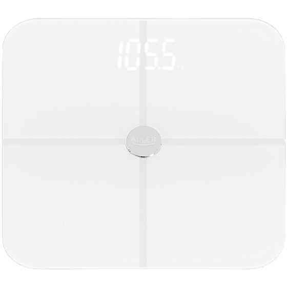 Ваги напольні Adler AD 8187 white електронні/ Smart/ 180кг/ 4хААА/ автовимкнення/ білі Винница