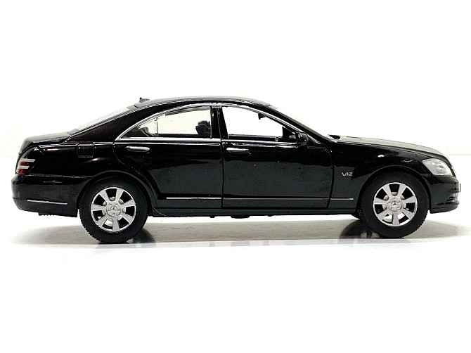 Машина Limo Toy Mercedes S Class інерційна відчиняються двері капот багажник 1:32 Чорна (AS-2705) Чернігів - фото 5