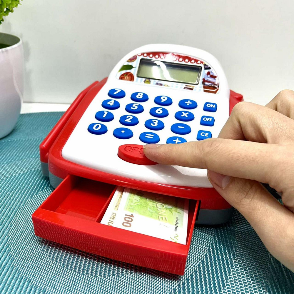 Касовий апарат іграшковий зі сканером та терміналом та продуктами Вид2 ​​(6113A-15A) Чернігів - фото 4