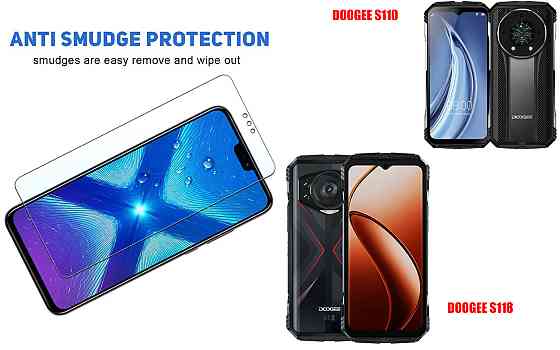 Защитное стекло NeoGlass для DOOGEE S110, DOOGEE S118 – ультрапрозрачное и устойчивое Киев