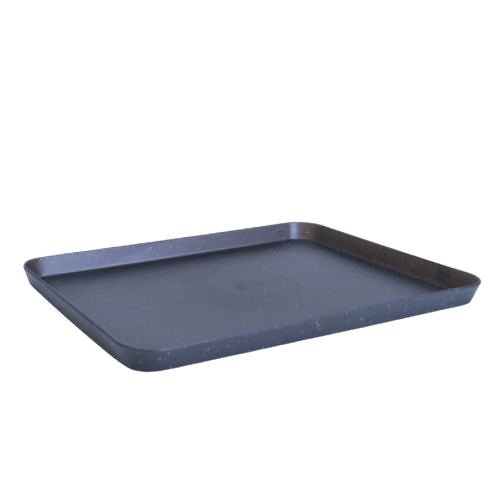 Таця 30*21*2см пластик сірий камінь 169098 Алеана Житомир - фото 1