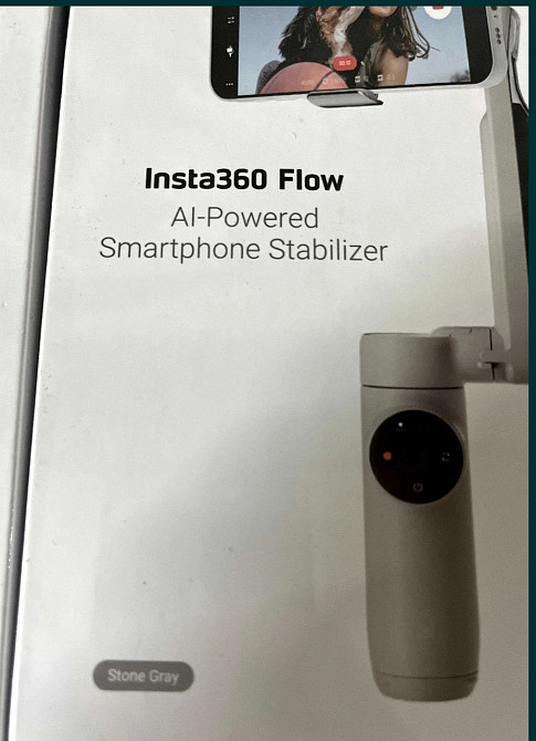 Монопод - Стабилизатор : Insta 360 Flow Standalone White /Stone Grey . Новые ! Харьков - изображение 4
