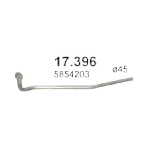 Труба Опель Корса B (штаны) приемная Мукачево