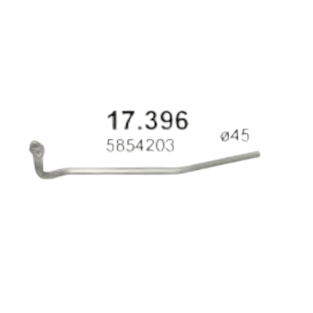 Труба Опель Корса B (штани) приймальна Мукачево - фото 1