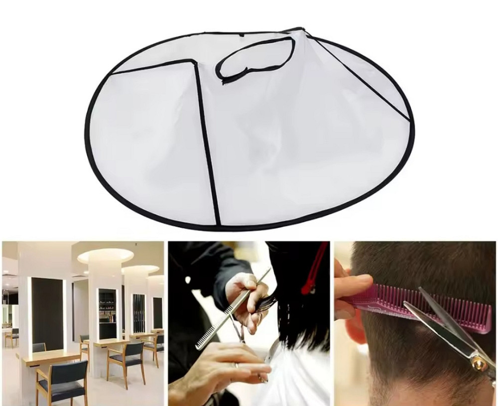 Парикмахерский зонт накидка для стрижки и покраски 60 см белый Киев - изображение 1