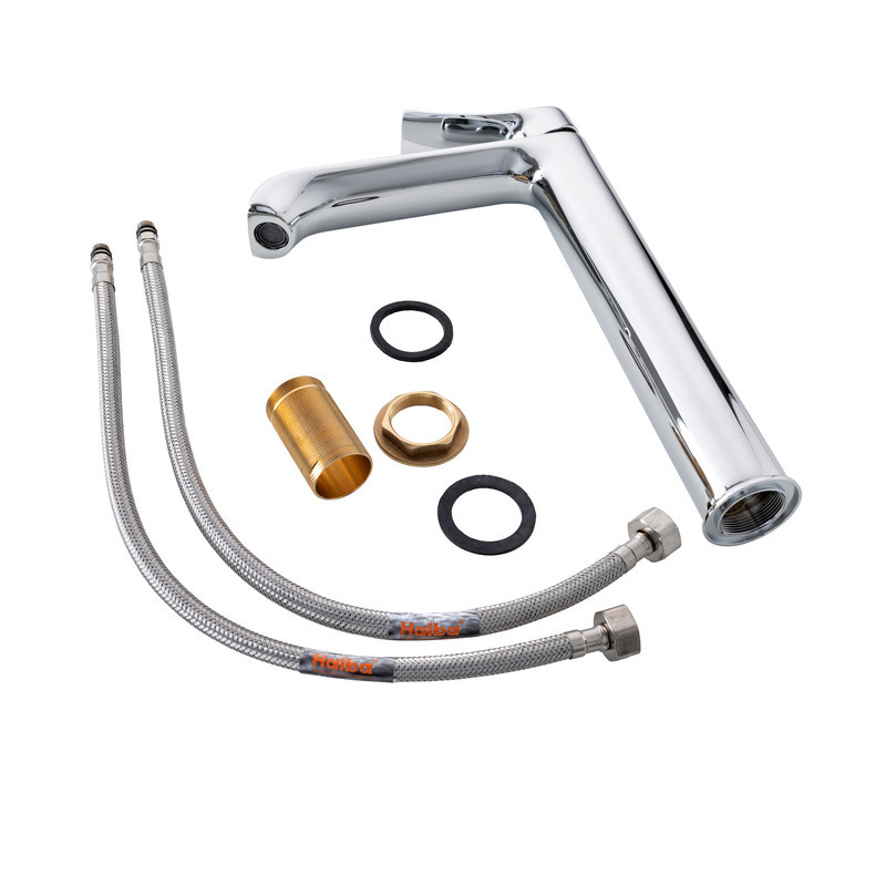 Змішувач для умивальника HAIBA BOLERO 001 HIGH (HB9575) Київ - фото 6