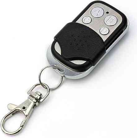 Набор из 3 универсальных пультов для ворот 433,92 МГц фиксированный код черный 3 кнопки Киев