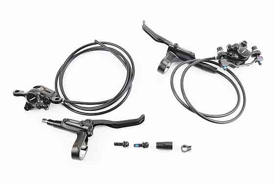 Гальмо Disk-brake гідравлічне переднє 800мм (F180мм)+заднє 1400мм (F180/R160мм), чорне BR-MT200 Київ