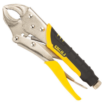 Кліщі Sigma затискні універсальні напівкруглі 250мм CrV (4340271) Вінниця - фото 1