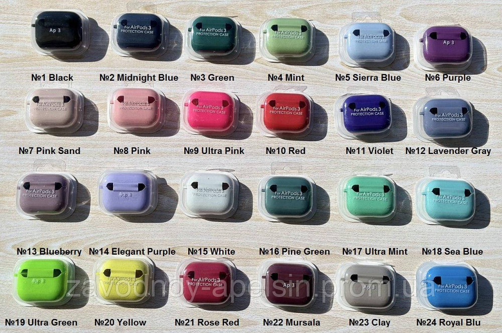 Чехол наушников AirPods 3 gen Микрофибра (на выбор) Одесса - изображение 3