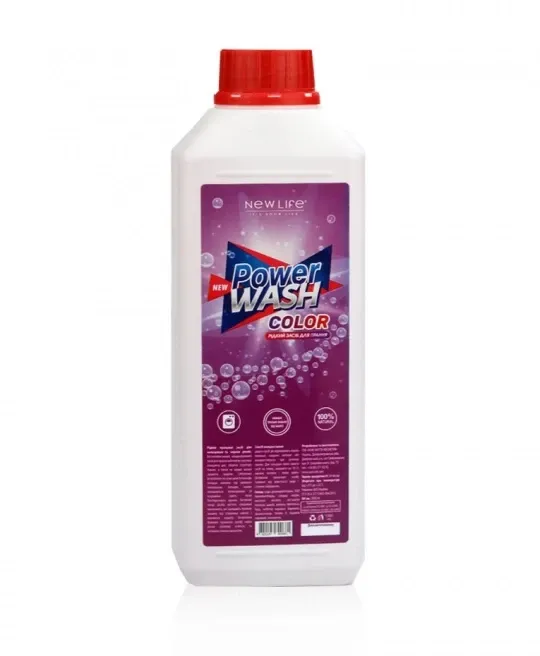 Рідкий засіб для кольорового прання POWER WASH COLOR 1Л Киев - изображение 2