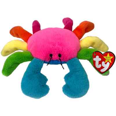 Мягкая игрушка Ty Beanie Babies Радужный краб Scuttle 15 см (41347) Винница