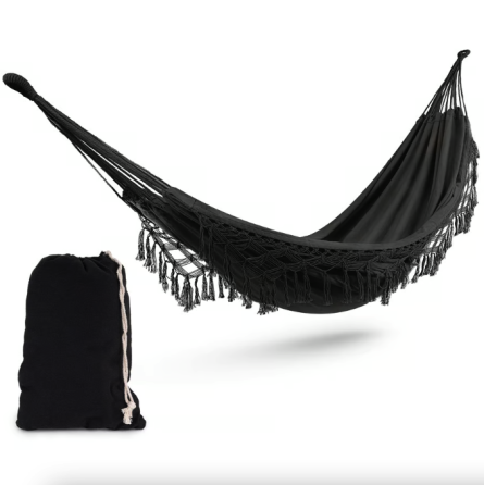 Бразильський гамак Di Volio Bari чорний Київ